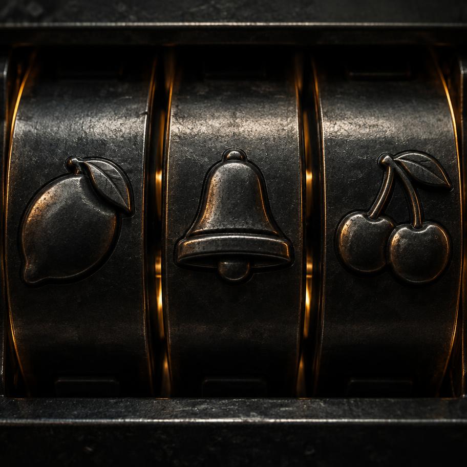 Embossed reel symbols photographed as an industrial design study